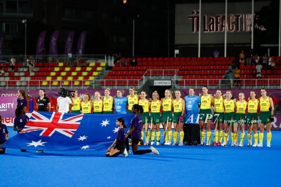 BELGIUM V AUSTRALIA - FIH HOCKEY WOMEN WORLD CUP