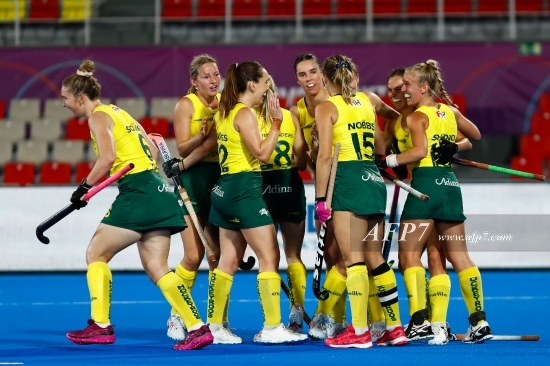 BELGIUM V AUSTRALIA - FIH HOCKEY WOMEN WORLD CUP