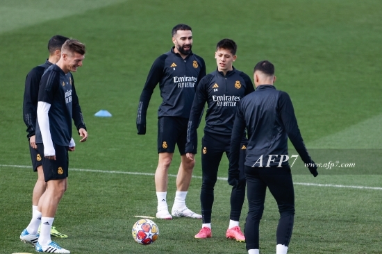 FOOTBALL - CHAMPIONS LEAGUE - REAL MADRID TRAINING DAY