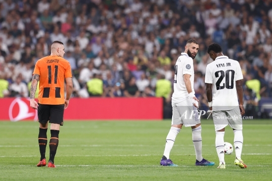 FOOTBALL - CHAMPIONS LEAGUE - REAL MADRID V SHAKHTAR