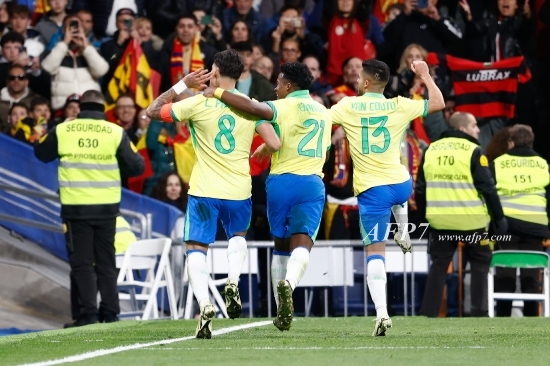 FOOTBALL - FRIENDLY MATCH - SPAIN V BRAZIL