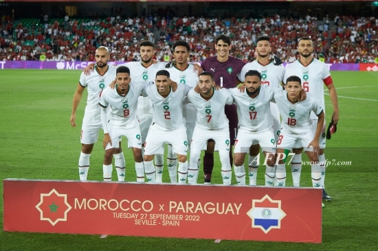 FOOTBALL - INTERNATIONAL FRIENDLY - MOROCCO V PARAGUAY