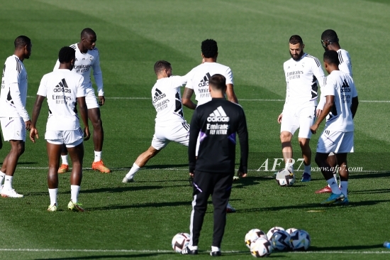 FOOTBALL - LA LIGA - REAL MADRID TRAINING SESSION