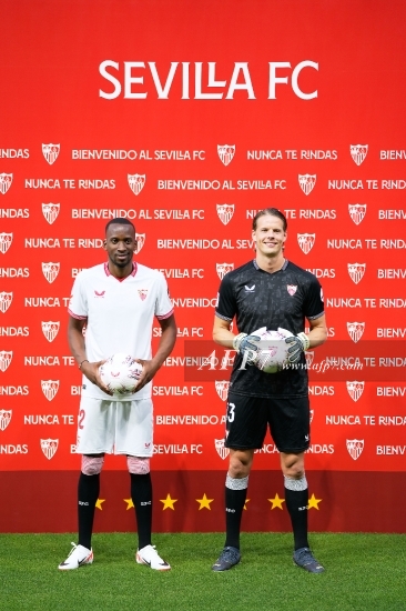 FOOTBALL - PRESENTATION OF ORJAN NYLAND AND DODI LUKEBAKIO FOR SEVILLA FC