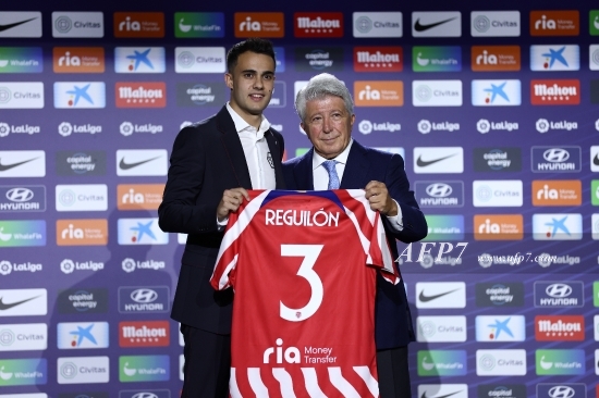 FOOTBALL - PRESENTATION OF SERGIO REGUILON FOR AT MADRID