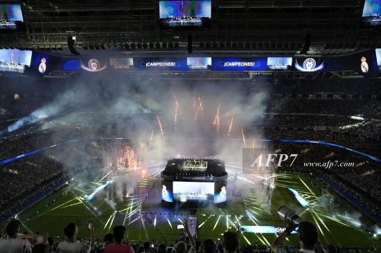 FOOTBALL - REAL MADRID CELEBRATION AFTER WINNING THE 15TH CHAMPIONS LEAGUE