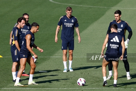 FOOTBALL - REAL MADRID TRAINING DAY IN MADRID