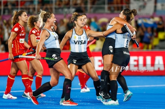 SPAIN V ARGENTINA - FIH HOCKEY WOMEN WORLD CUP