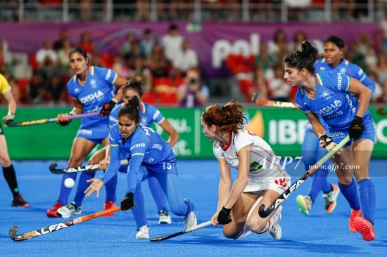SPAIN V INDIA - FIH HOCKEY WOMEN WORLD CUP