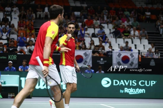 TENNIS - DAVIS CUP GROUP B - SPAIN V KOREA