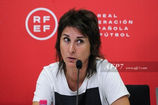 WOMEN SOCCER REFEREES PRESS CONFERENCE IN MADRID