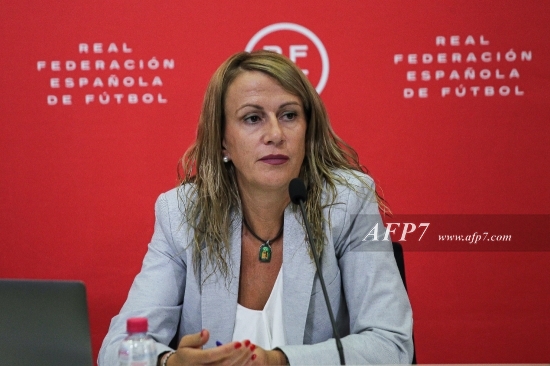 WOMEN SOCCER REFEREES PRESS CONFERENCE IN MADRID